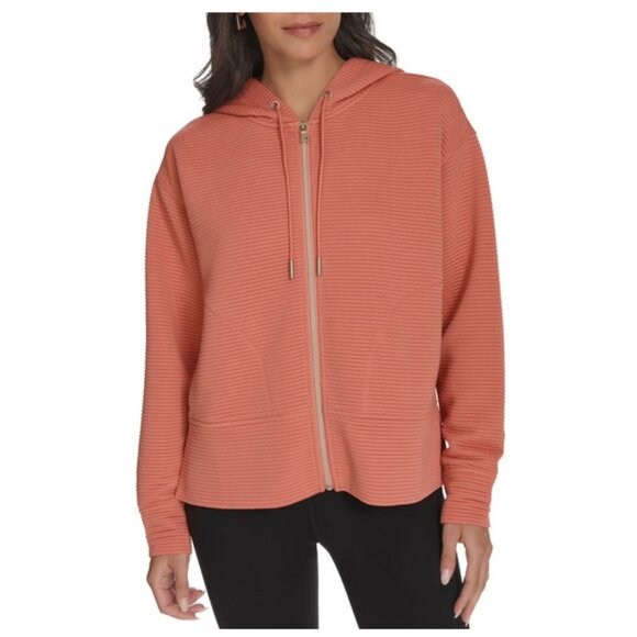 DKNY Jackets & Blazers - DKNY Tech Ottoman Jacket Rust Women’s Size Large NWT
